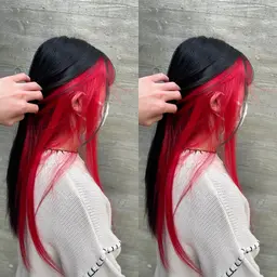 ⭐️インナー/イヤリングカラー（ケアブリーチ）＋カラー