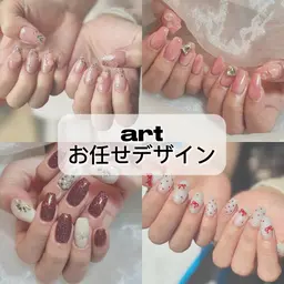 ▪️オフあり▪️モニター価格❣️【ジェルオフ無料】アートお任せデザイン🎀