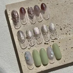 (オフなし)【モデル様募集】人気No1HAND.👑時短ニュアンスネイル🪐技術向上のため研修ネイリストが担当！