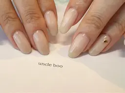 ご新規様|ちゅるんワンカラー🫧初回オフ無料🤍 甘皮ふわふわケア付き♪