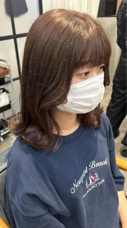 前髪カット💇‍♀️＋カラー＋TOKIOトリートメント🪡