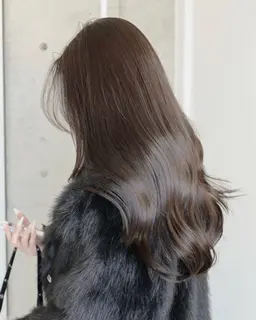 🌿ナチュラル暗髪ワンカラー+髪質改善TR+コテset付🖤