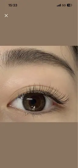 まつ毛エクステ60​〜​80本（注意事項をご覧ください）