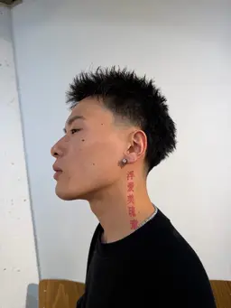 ウォリアーカット×テーパーフェード