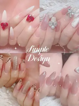 人気No.1✨チップ長さだしアートコース💜持ち込みデザインOK💗オフ無しの方はコチラ👇