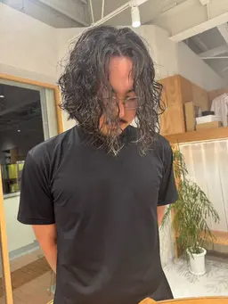 【Men's】カット+メンズパーマ＋スキャルプスパ🦕