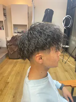 メンズ限定 カット + ツイストスパイラルパーマ