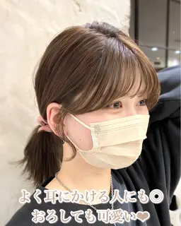 似合わせ全体カット+美髪トリートメント🫧