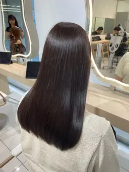 【ロングの限定】カット➕髪質改善カラー➕トリートメント 🔮艶とまとまりに特化したケアカラー🔮