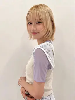 🩶モデル様限定価格🩶ダブルカラー(ブリーチ込み)+1stepトリートメント