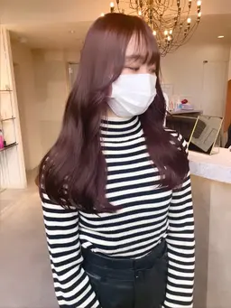 【暖色系カラー🎀🫧】ワンカラー＋カット＋トリートメント　心斎橋/似合わせ/韓国風/大人っぽい/レッドカラー