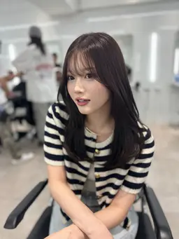 【シルキーレイヤー×全頭縮毛矯正】