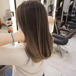 カット＋グラデーションカラー🌈✨#裾カラー