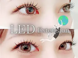 💡LEDエクステ100本(フラットラッシュ+1,320円)