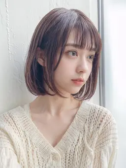 🌈✨自然に仕上がる✨🌈✂︎似合わせカット✂︎+🧺やわらか前髪縮毛矯正🧺+✨超音波ケアトリートメント✨