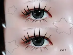 マツエク上下💖セーブル／フラットラッシュ✨上100本✨下40本