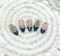 自爪ネイル💅フレンチ