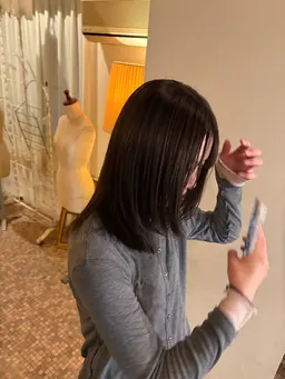 ミディアムレイヤーカット🧣🦒