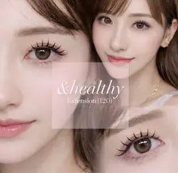 マツエク(80​〜​120本)or &healthy 選べるメニュー"👀🎀"