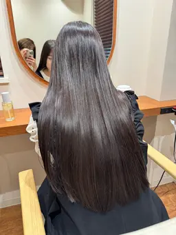 【集中ケア🧖🏻‍♀️🫧】小顔カット×透明感カラー×premium髪質改善トリートメント🫧