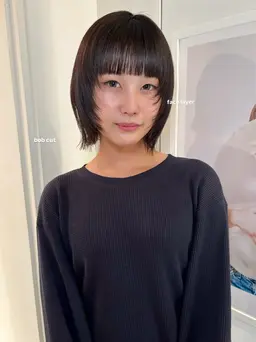 骨格似合わせ！ボブカット＋顔周りレイヤー