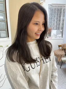 シングルカラー+艶トリートメント🫧