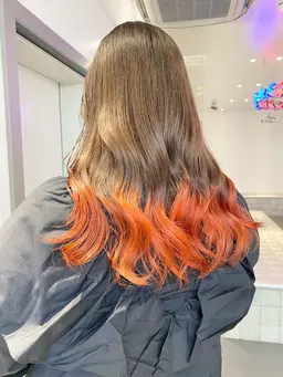 🍒グラデーション/裾カラー🍒2stトリートメント『ケアブリーチ＋¥3300』