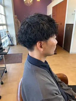 メンズツーブロックのみメンテナンスカット