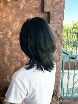 似合わせカット+水素トリートメント付き☆透明感カラー※ロング料金+1100円～(税込)