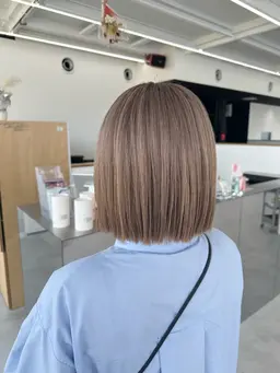 【新規様早割10時​〜​13時限定】ケアブリーチWカラー＋Aujua超音波トリートメント🌿※シャンプーブロー込み