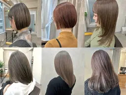 🌟 毎月先着5名限定✨ 透明感カラー+小顔カット+質感再生TR