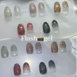 フラッシュ📸[ワンカラーorグラデーション] / 計5色🎀フィルイン🐥　オフ無