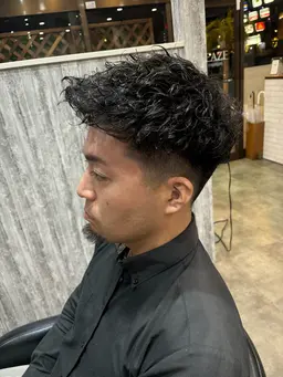 メンズカット＋特殊パーマ