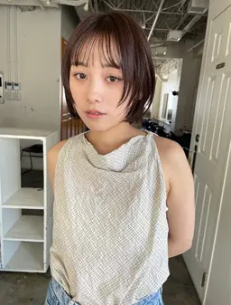【Ladies限定:モデル様】ショートカット🫧+トリートメント✨️