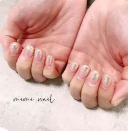 ワンカラーorラメグラデーション