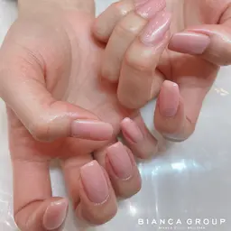 【オフ有り】ハンドワンカラーorグラデーションネイル🩵川越/本川越/パラジェル/バイオジェル