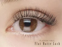 【テストモデル】フラットマットラッシュ上140本/下まつげ40本💎（オフ無料）💠4/8(水)9:30～