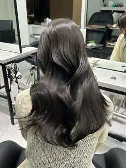 ブリーチなしカラー🤍