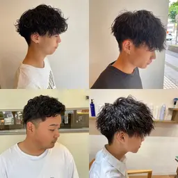 【メンズ限定】カット+特殊パーマ+2stepトリートメント