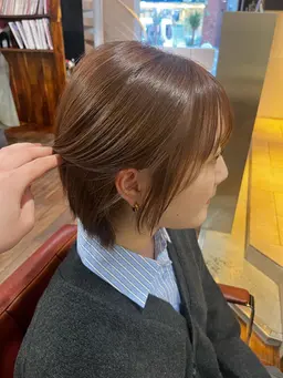 【ワンカラー🩵🫧】白髪染めも🙆‍♀️     ⚠️ブリーチ無し