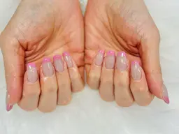 ハンド　グラデーション　フレンチ『ベースあり』（オフ込み）