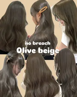 🍃ナチュラルな透明感カラー🍃🫧【ブリーチなしWカラー】