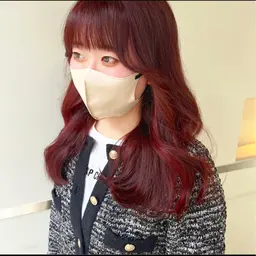 🌻お出かけ前に🌻前髪カット＋コテ巻きスタイリング