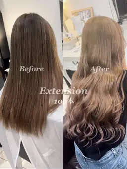 1日1名様限定🔓【エクステ】100本→オフ込み！ロングヘアーorデザインエクステにおすすめ（カラー→+¥4400）