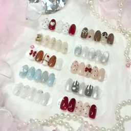 🔰口コミ記入必須【Jr．】HAND⭐️オフなし⭐️冬デザイン❤️バレンタイン＆ホワイトデーにぴったり♡