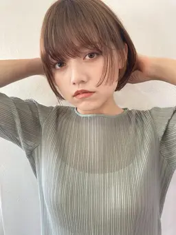 リピーター様用🙌[土日も利用可🎵前髪カット＋カラー＋3STEPトリートメントクーポン]可愛く似合わせます♪