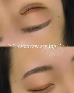 【🌹美眉スタイリング🌹】メンズにも大人気‼️《眉wax/間引き/メイク込み》