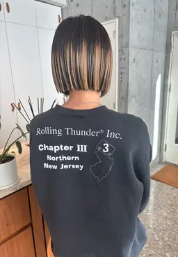 ボブカット＋プレイングカラー