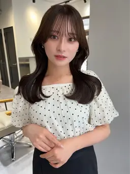 【U25】透明感カラー🖤🫧+超音波トリートメント✨️