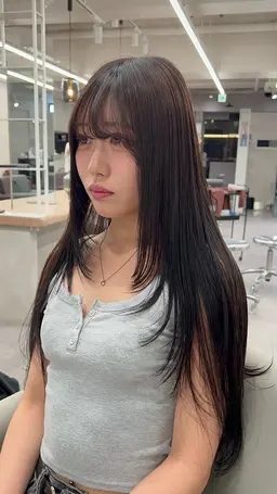 韓国ヘア【通常14000円→7500円46%Off】　　　　　　　　　　　カットカラートリートメント 7500